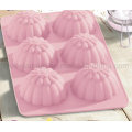 6 Cells Flower Shaped Silicone Rubber Cake Mould (RS29)